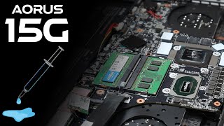 Aorus 15G Repaste Covers 17G and Newer Aero Laptops [upl. by Edualc]