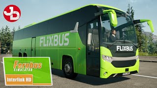 Fernbus Simulator  Interlink HD Bus Showcase [upl. by Nalym]