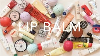 Product Pile Lip Balms  Drugstore and High End Collection [upl. by Aliel891]