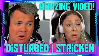 Millennials Reaction to Disturbed  Stricken Official Music Video  THE WOLF HUNTERZ Jon and Dolly [upl. by Nitsir]