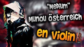 Tokyo Ghoul Season 2  Munou österreich en Violíntabtutorialpartituracomo tocarHD Tutorial [upl. by Drucy]