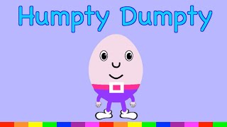 Humpty Dumpty  NURSERY RHYME  RainbowRabbit  rainbowrabbitsongs  rainbowrabbitsongs [upl. by Swift]