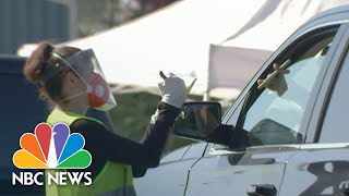 California Expanding Testing As US Covid Cases Rise  NBC Nightly News [upl. by Eilatam717]