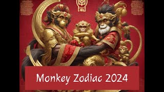 2024 Monkey Horoscope Maximize Dragon Year  Success amp Love Tips [upl. by Naelopan]