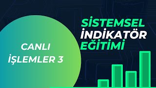 Sistemsel İndikatör Eğitimi  Canlı İşlemler 3 [upl. by Haneen]