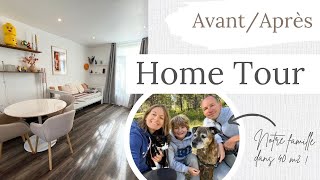 HOME TOUR  AvantAprès  Famille presque minimaliste [upl. by Cerveny]