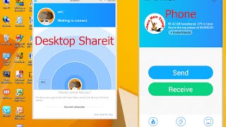 How to use Shareit In Computer amp Phone to Transfer Data files [upl. by Marchese]