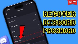 How To Recover Discord Password mobile  Forgot my password discord [upl. by Aibara]