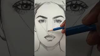 How to draw nose viralvideo drawing viralshort viralshort viralytshorts [upl. by Ahsikyt]