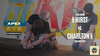 BJJ TEAM TOURNAMENT  HIRST VS CHARLTON [upl. by Riess646]