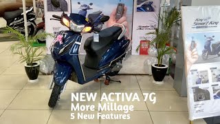 All New Honda Activa 7G H Smart Full Review Say No To Keys  New Features  More Millage [upl. by Lyle]