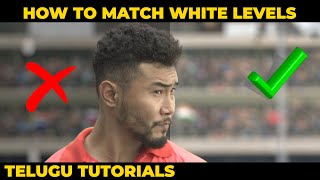 How to match white levels in Nuke In Telugu Tutorials [upl. by Akilaz592]