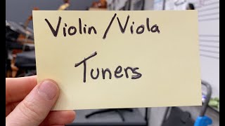 ViolinViola Tuners  How to use DAddario Micro Tuner [upl. by Odanref]