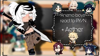 Anemo boys react to FYN   Aether  Genshin Impact•GN Cringe💀 [upl. by Aileahcim472]