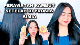 PERAWATAN RAMBUT SETELAH DI PROSES KIMIA‼️RAMBUT AUTO SEHAT✨ [upl. by Frederich313]