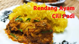 Rendang Ayam Cili Api [upl. by Sabah575]