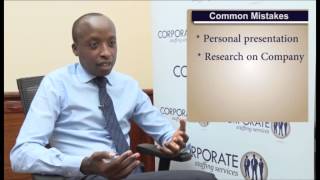 Job Interview Kenya Common Interview Mistakes [upl. by Notak]