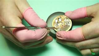 How To  Service a Mechanical Watch  Part 1 Uncasing  ETA 64981 [upl. by Kramnhoj68]