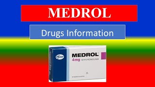 MEDROL   Generic Name  Brand Names How to use Precautions Side Effects [upl. by Luhe]