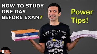 How to Study 1 Day Before Exam [upl. by Rodina475]