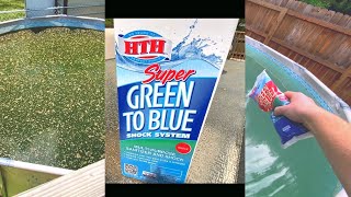 How to Turn a Green Pool to Blue [upl. by Dorette]