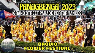 BAGUIO PANAGBENGA GRAND STREET PARADE 2023  Baguio Flower Festival 2023 [upl. by Cormac]