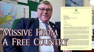 Missive From A Free Country  Mark Francois Letter to Monsieur Barnier [upl. by Eslek]