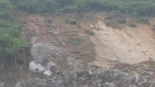 Dramatic footage of landslide in China [upl. by Limber805]