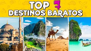 7 Mejores Lugares de Latinoamérica para VIAJAR con BAJO PRESUPUESTO 🤑🔥 [upl. by Asselem]