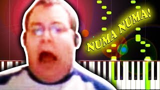 NUMA NUMA DRAGOSTEA DIN TEI  Piano Tutorial [upl. by Forcier]