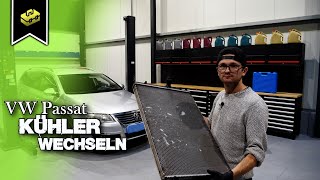 VW Passat 3C B6 Kühler wechseln  Change VW Passat radiator  VitjaWolf  Tutorial  HD [upl. by Unders112]