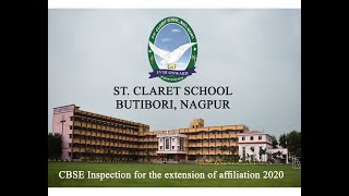 CBSE Inspection  ST CLARET SCHOOL BUTIBORI NAGPUR [upl. by Areit610]