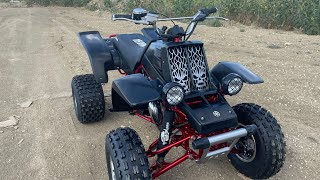 Picking up the Banshee after upgrade yamaha banshee 2stroke [upl. by Calhoun893]