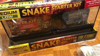 REHOMED CORN SNAKE  Exo Terra Snake Starter Kit [upl. by Emoreg]