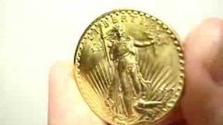 1927 Saint Gaudens 20 Gold Raw MS65 [upl. by Mattias]