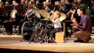 Toddler from Novosibirsk is a Drumming Prodigy [upl. by Comyns210]