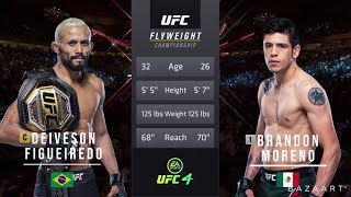 DEIVESON FIGUEIREDO VS BRANDON MORENO 2 FULL FIGHT UFC 263 [upl. by Vilhelmina]