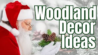 EASY Budget Friendly WOODLAND Christmas Decor DIYs To Make TODAY [upl. by Acassej452]