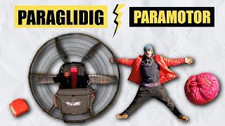 PARAGLIDING VS PARAMOTOR [upl. by Spurgeon]