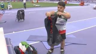 Sadegh Beit Sayah disqualified after winning gold medal for raising flag in Paralympics Paris 2024 [upl. by Cummings217]