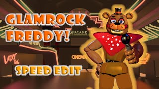 FNaF Speed Edit  Glamrock Freddy [upl. by Aubree413]