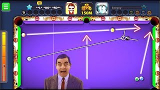 8Ball pool  some indirect  trickshots in 150000000 Table [upl. by Bil]