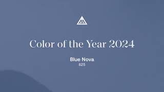 Color of the Year and Color Trends 2024  Blue Nova 825  Benjamin Moore [upl. by Stillmann738]