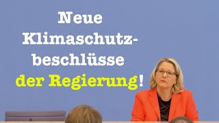 Umweltministerin Svenja Schulze SPD über das quotKlimapaketquot  BPK 9 Oktober 2019 [upl. by Laram]