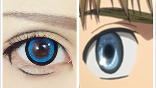 Armin Arlert  Tutorial  Anime Eye Makeup 53 [upl. by Nosyd]