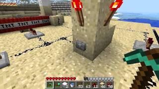 Minecraft SemiAutomatic TNT Cannon [upl. by Naret757]