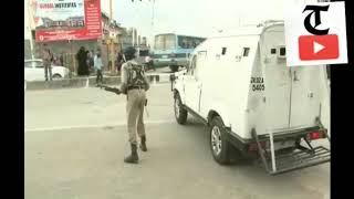 CRPF jawan killed 2 injured in militant attack in Srinagar [upl. by Yessak]