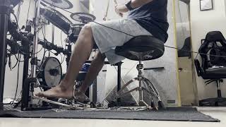 Closeup of Moeller Method Double Bass drumming [upl. by Chrysler]