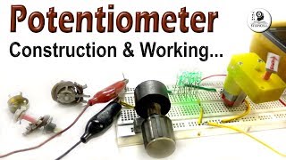 Potentiometer Construction and Working principle  Linear and Audio taper Potentiometers [upl. by Eesac]