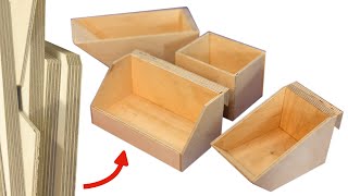 From Scraps to Storage DIY Plywood Box Projects [upl. by Enelyak]